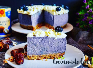 Foto principal de Tarta vegana de arándanos