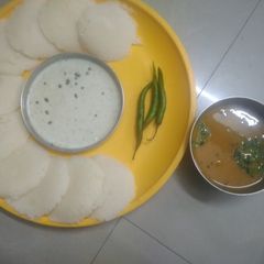 Instant rava idli A picture of Instant rava idli.