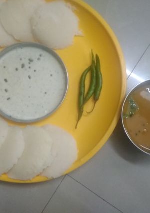 A picture of Instant rava idli.