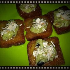 A picture of Shahi tukda double Ka meetha.