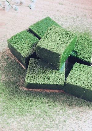 Hình của món Matcha Nama Chocolate (Nama socola trà xanh).