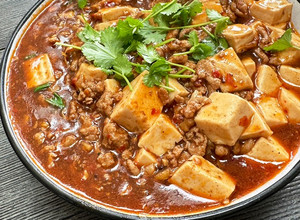 A picture of Sichuan Mapo Tofu.