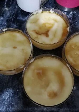 Una foto de Sémola con leche vegetal
