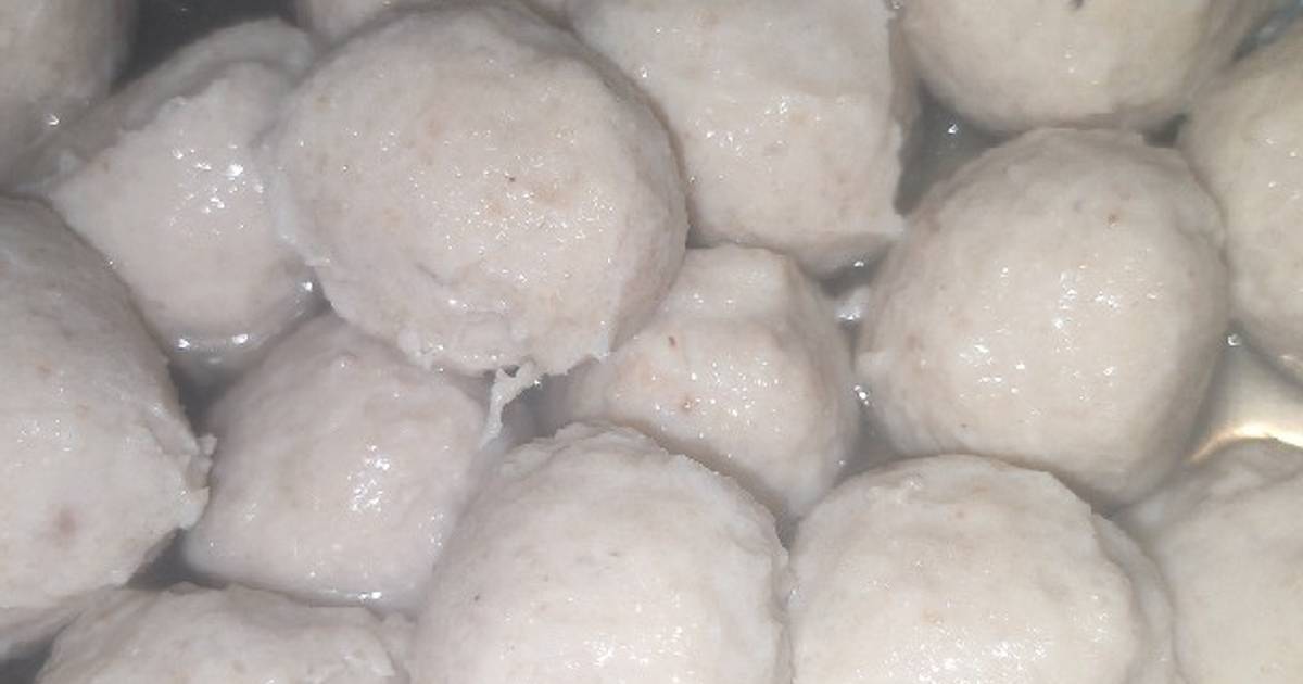 Resep Bakso Ayam Anti Gagal Oleh Sj Hanifah Cookpad