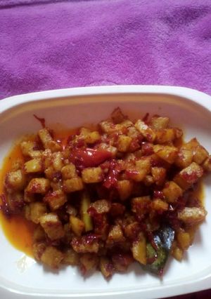 Foto resep Sambel goreng kentang