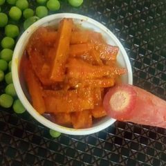 Chatpati Carrot Pickle A picture of Chatpati Carrot Pickle.