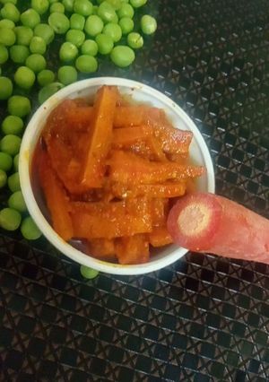 A picture of Chatpati Carrot Pickle.