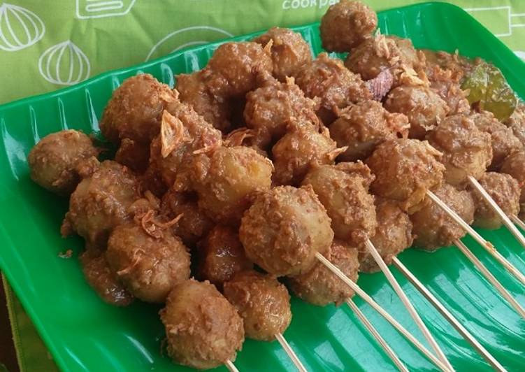 Resep Sate Kentang Bumbu Kacang Enndess, Bisa Manjain Lidah