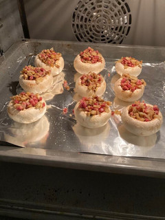 Una foto de Champiñones rellenos