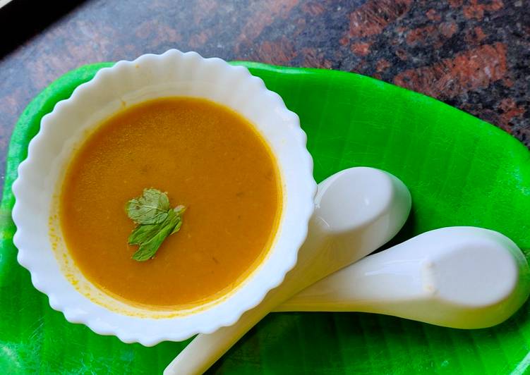 Simple Way to Prepare Ultimate Pumpkin carrot soup