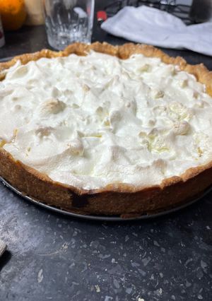 Una foto de Orange pie fácil