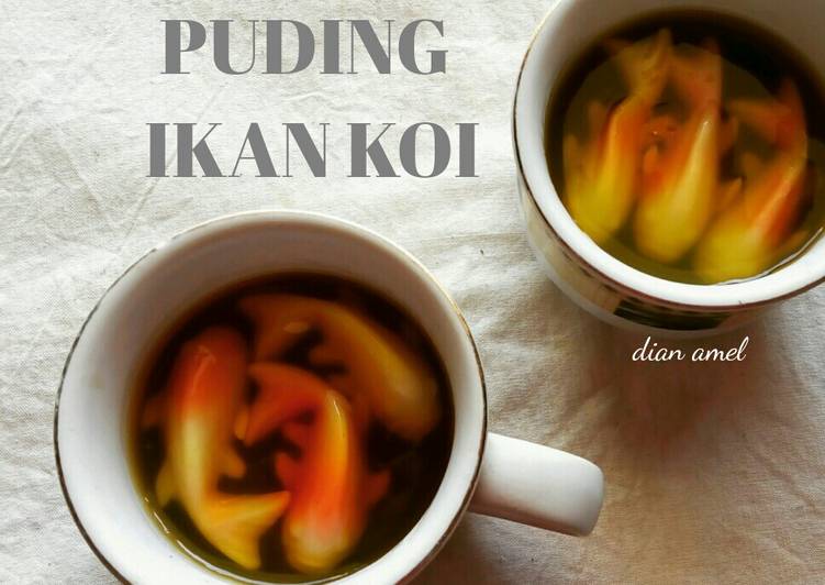 Resep Puding Ikan Koi | Bahan Membuat Puding Ikan Koi Yang Lezat