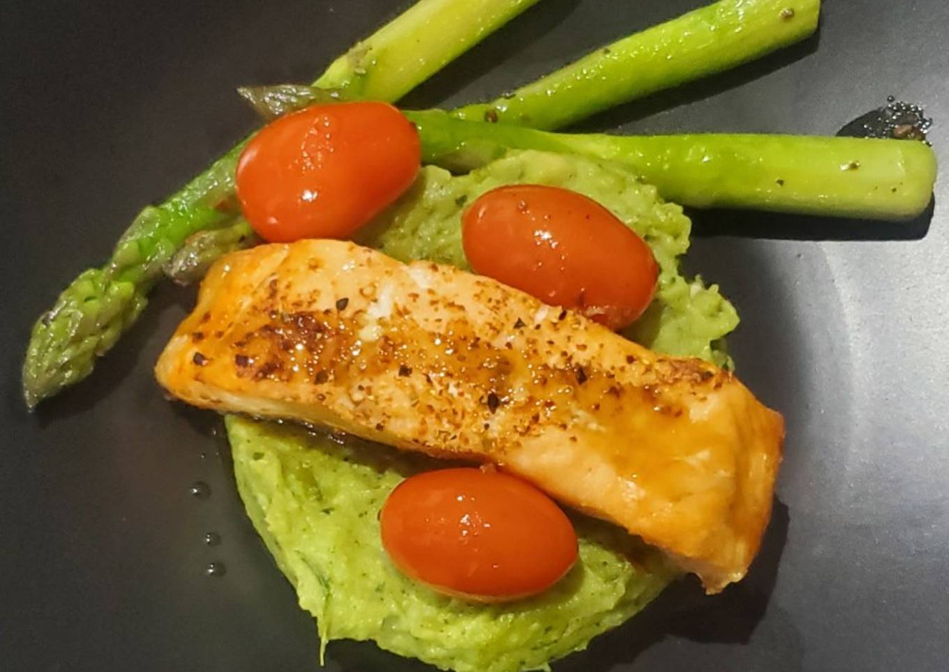 Puré de papas al pesto!!!!