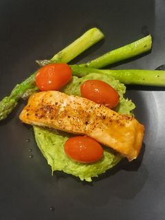 Una foto de Puré de papas al pesto!!!!