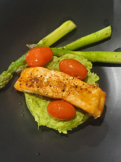 Una foto de Puré de papas al pesto!!!!