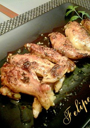 Foto principal de Alitas de pollo asadas con hierbas