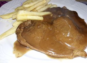 Una foto de Bifes a la mostaza