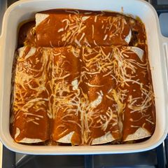 A picture of Trip C’s Breakfast Enchiladas.