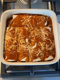 A picture of Trip C’s Breakfast Enchiladas.