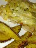 Matambre fugazzeta + batatas cuñas con polenta