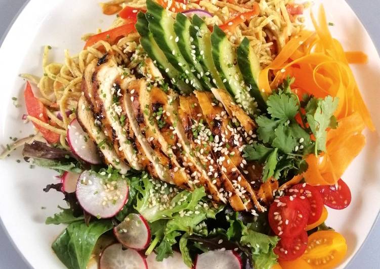 Recipe of Award-winning Chicken noodle salad