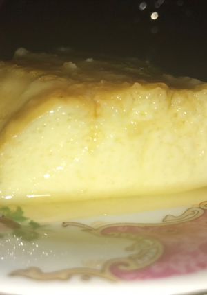 Una foto de Flan casero