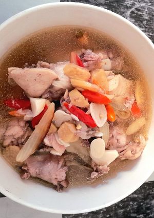 Foto resep Steam ayam jahe