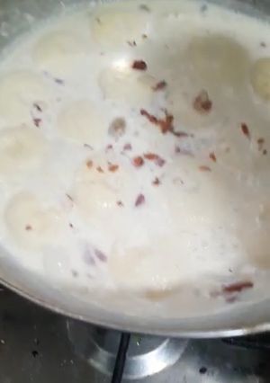 A picture of Rasmalai sweet.