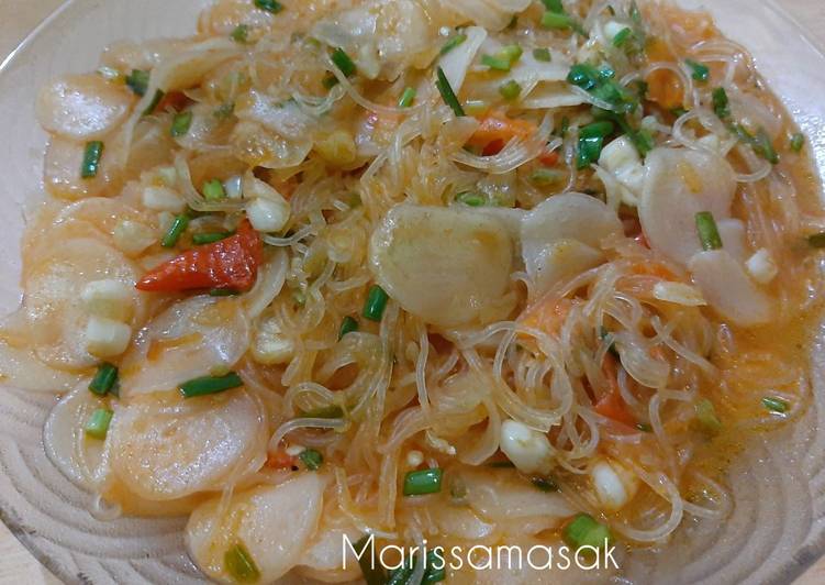 Resep Seblak Bihun Saus Gochujang, Enak Banget