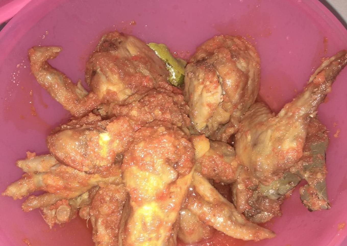 Ayam rica rica tanpa kemangi