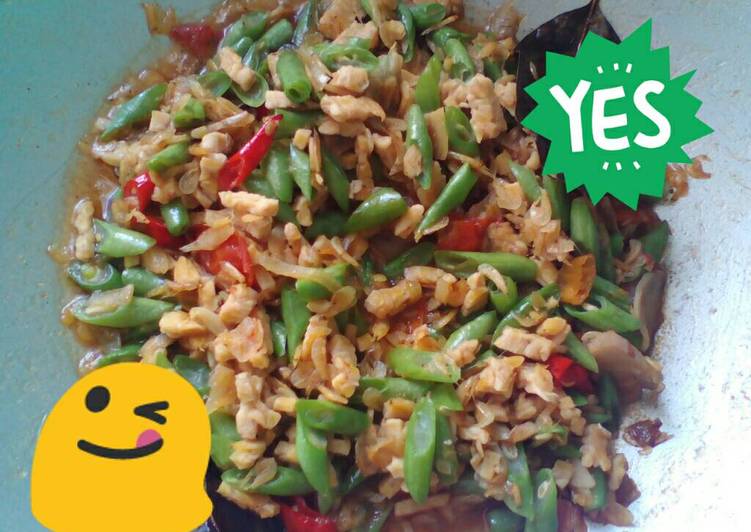 Tumis Buncis Udang Rebon