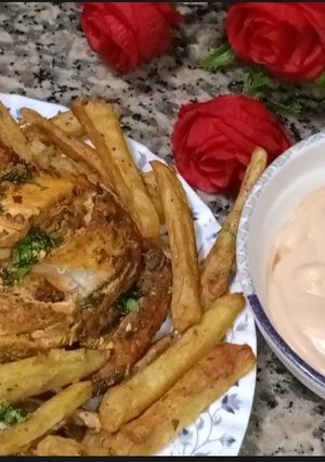 A picture of Oil free Lahori chargha.
