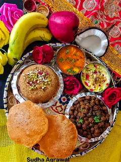 नवमी भोग प्रसाद थाली (Navmi Bhog Prasad Thali Recipe in Hindi) रेसिपी मुख्य फोटो