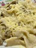 Fideos moñitos casero o farfalle
