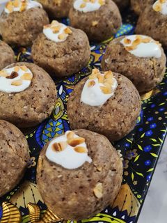 Une photo de Boules noisettes et cannelle
