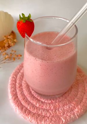 Foto resep Strawberry 🍓 Milkshake ala Cafe