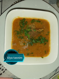 صورة لوصفة شربة فريك والمرمز