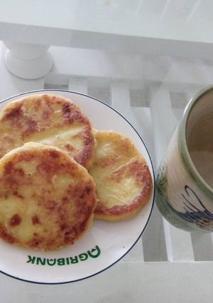 Hình của món Bánh khoai lang nhân Pho mai (Các mẹ có thể làm món này cho bé yêu ăn dặm).