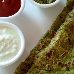 A picture of Green moong-dal dhirde |Green moong dal chila | Moong dal dosa.