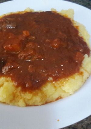 Una foto de Polenta con Tuco!