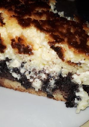 Meggyes-mákos túrótorta recept fotója