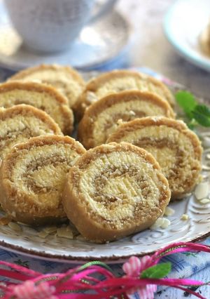 Mandulás kókusztekercs recept fotója