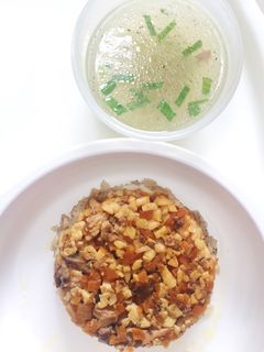Foto resep Nasi tim ayam - Mpasi 10 bulan