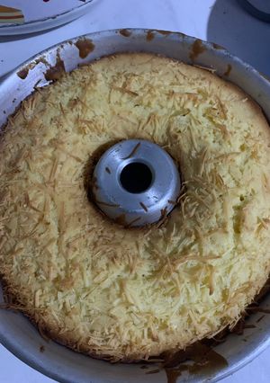 Foto resep Bolu tape keju | 4 telur anti gagal