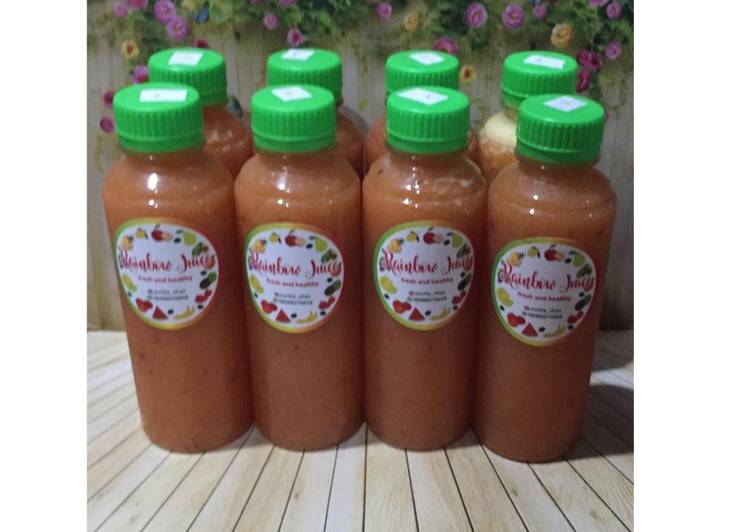 Bagaimana Menyiapkan Diet Juice Mango Pear Plum Gojiberry yang Enak Banget
