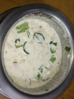 வாழைத்தண்டுப் பச்சடி செய்முறை முக்கிய புகைப்படம்