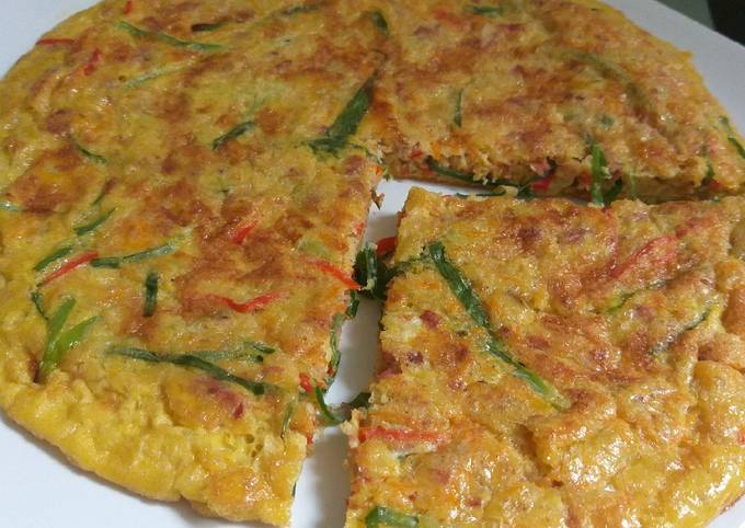 Anti Ribet, Membuat Telur dadar kornet dan sayuran Ekonomis Untuk Jualan