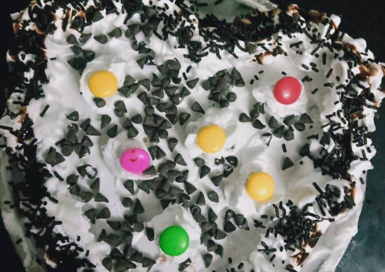 How to Make Quick White forest cake