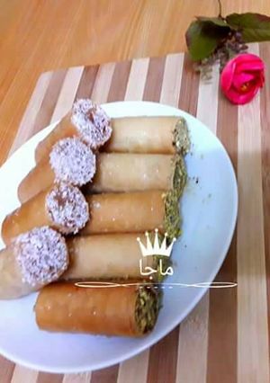 صورة لوصفة رولات السمبوسة الحلوه