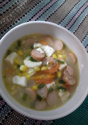 Foto resep Sop Jagung Simple